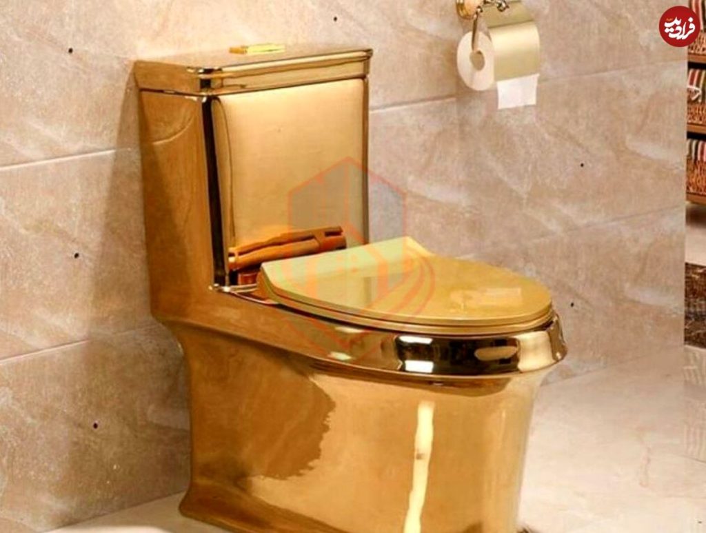 توالت طلا در رستوران