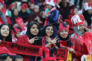 حضور تماشاگران زن در بازی پرسپولیس