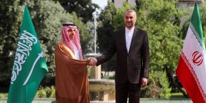 نشست خبری وزیر امور خارجه عربستان